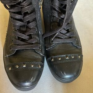 COPY - Pastry high top sneaker with sparkles and studs size 7